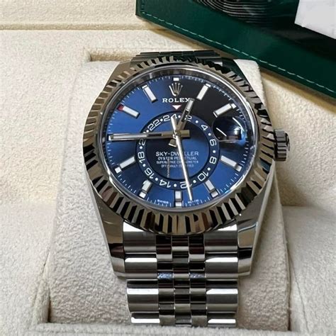 rolex sky dweller steel and gold for sale|Rolex Sky-Dweller blue 2022.